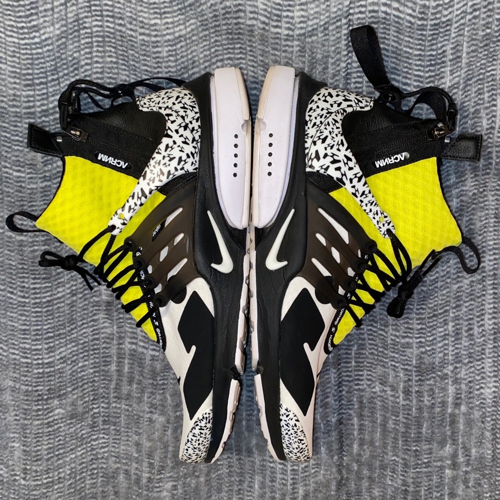Nike x Acronym Presto Mid “Dynamic Yellow” - Picture 7 of 11